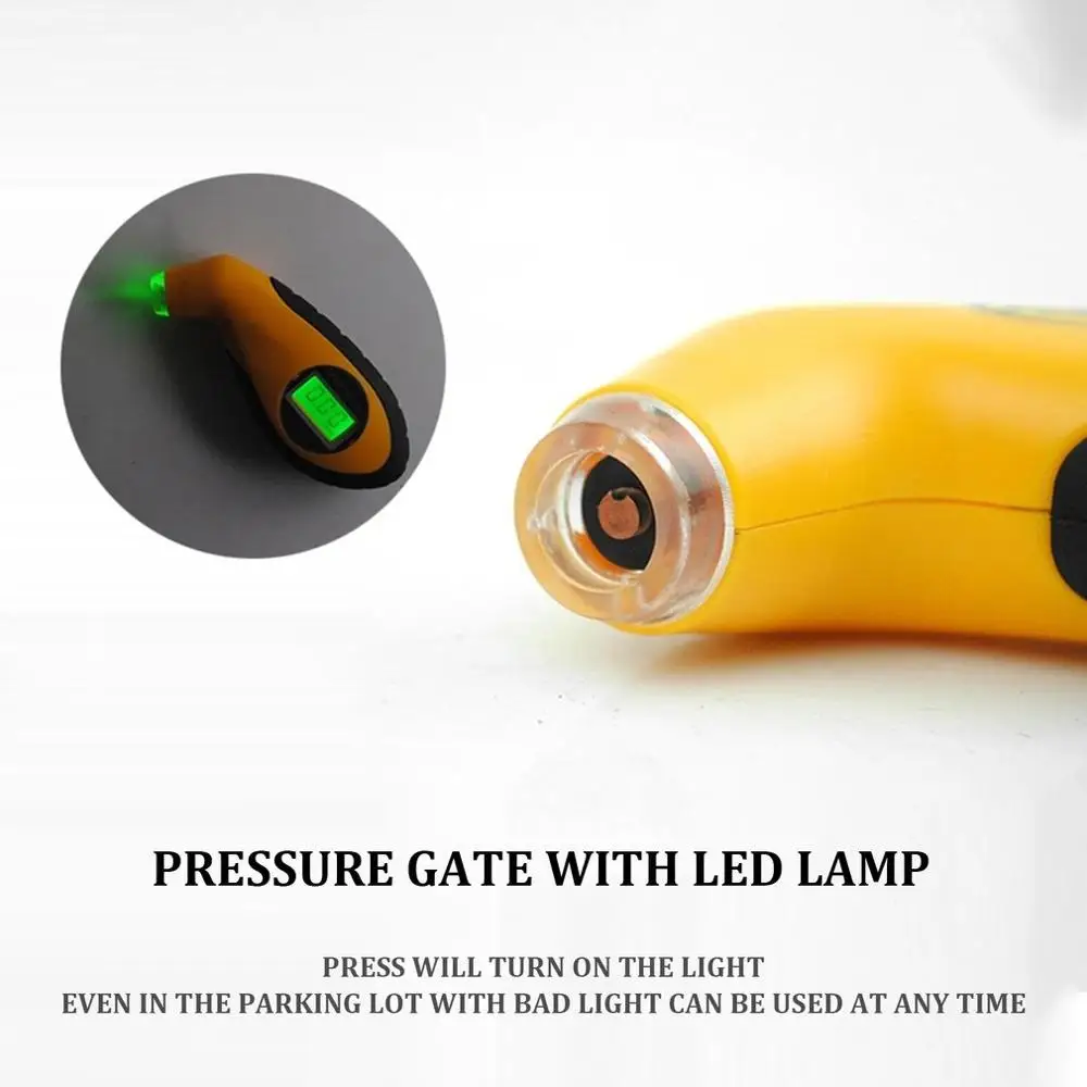 2020 Новый цифровой датчик давления в шинах для автомобиля велосипеда грузовика