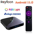 ТВ-приставка A95X F3 Air II, Android 11 светильник Amlogic S905W2, 4 + 64 ГБ, 2 + 16 Гб