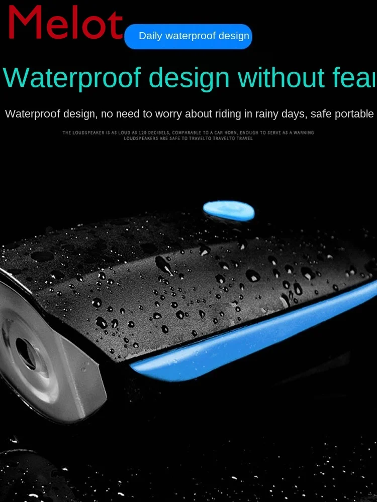 

Bicycle Horn Super Loud Bicycle Universal Accessories Mountain Bicycle Bell Electronic Horn Headlight