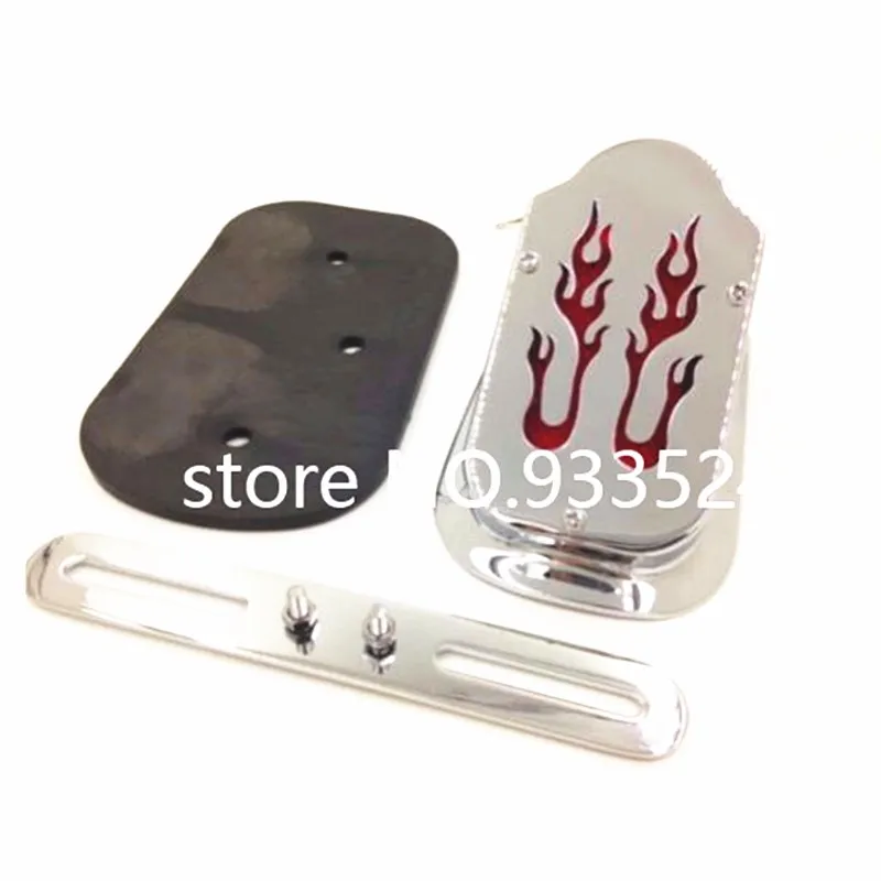 Мотоцикл красное пламя металлический тормозной задний светильник сигнальные