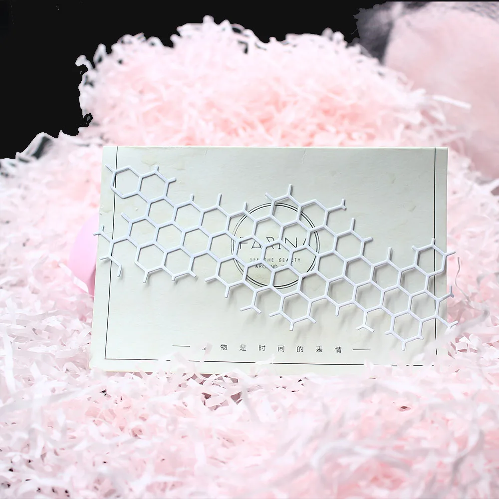 Металлические Вырубные штампы в виде сот фотоальбом карточка бумага для