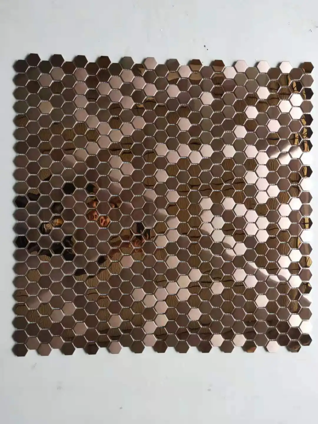 Прямая цена от производителя милая шестиугольная металлическая мозаичная