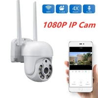 1080p ptz wifi ip camera outdoor 4x digital zoom ai human detect wireless camera audio 2mp security cctv camera monitor