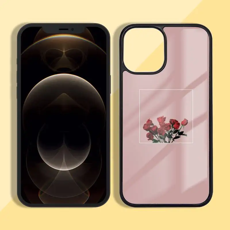 

Love Passion Flower Ball Phone Case Silicone TPU+PC For iPhone11 12 mini Pro MAX 7 8 Plus X XR XS Samsung S20 10 9 8 Plus ultra
