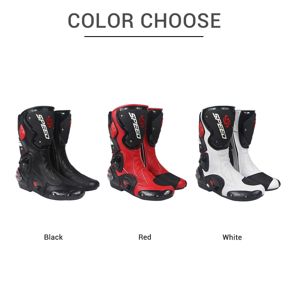 PRO-BIKER/Мужские ботинки в байкерском стиле; ботинки для мотокросса; Botas Moto; Байкерская обувь в байкерском стиле; гоночные ботинки для верховой езды