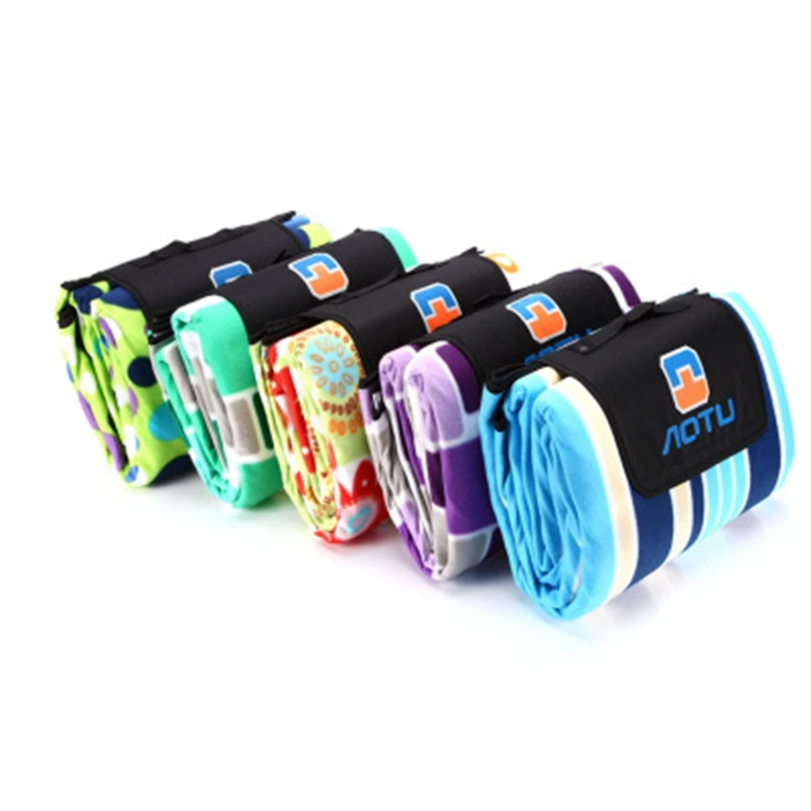 저렴한 휴대용 야외 방수 캠핑 매트, 캠핑 그라운드 매트리스 해변 담요 크롤링 매트