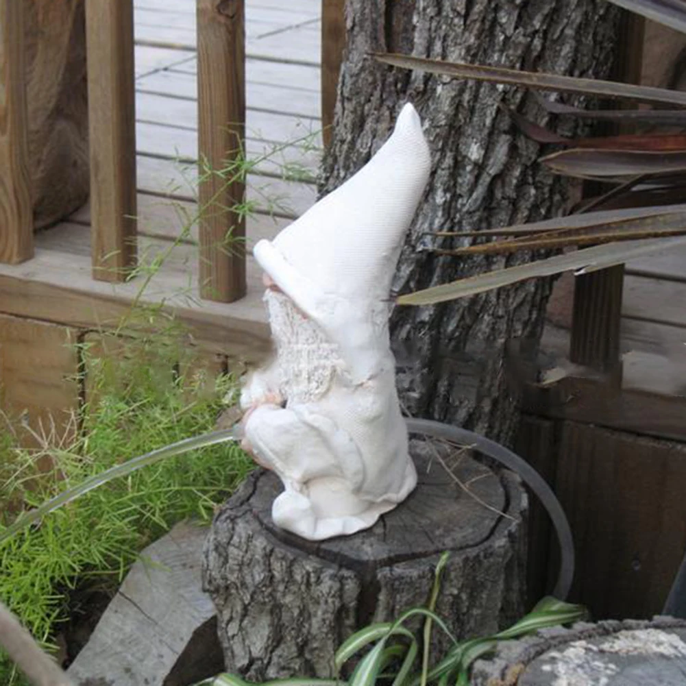 

3D White Dwarf Miniature Resin Sculptures Outdoor Garden Eif Gnomes Fairy Statue Crafts Garden Ornaments Home Hole