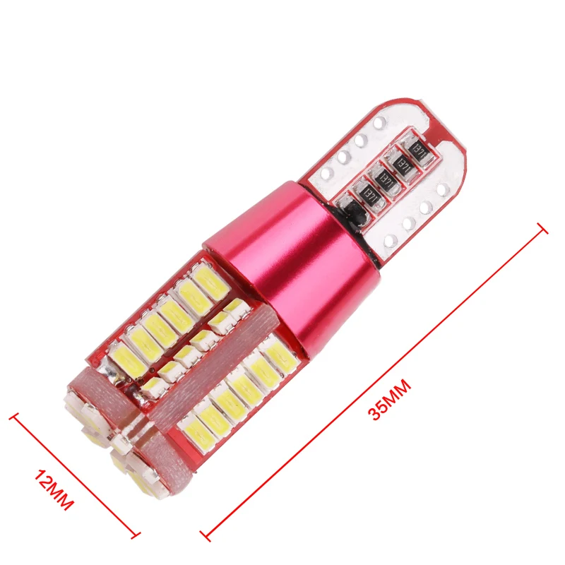 2X 360 градусов shine 3014 57smd t10 w5w 194 номерной знак лампа 10 мм разъем автомобисветильник