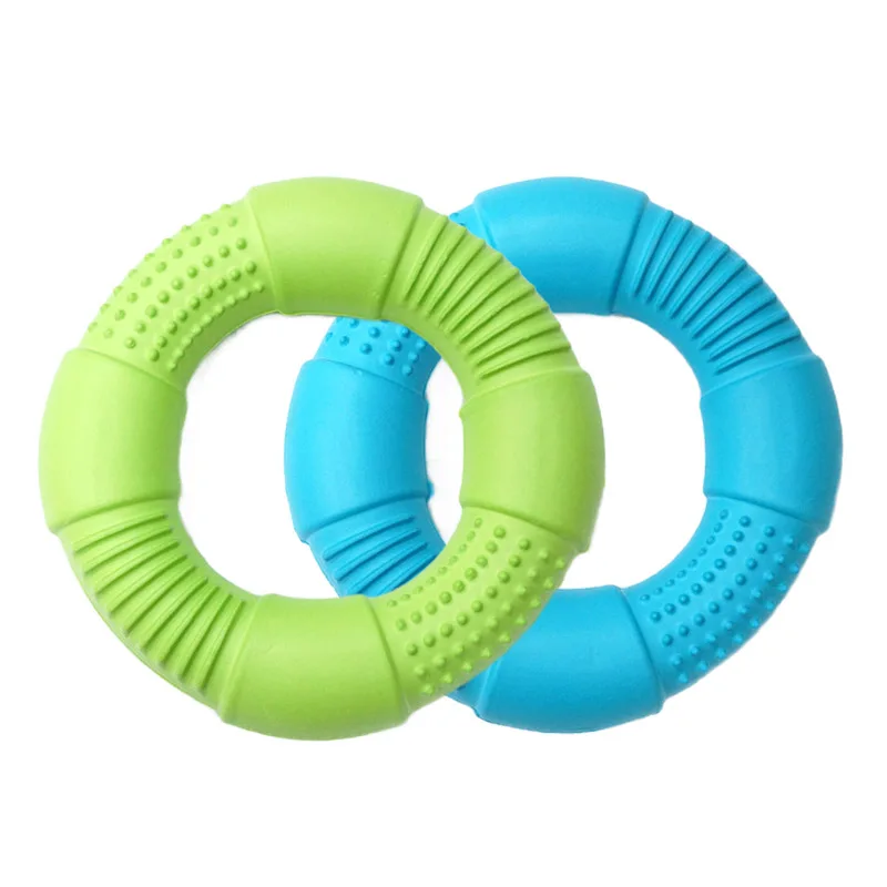 

Dog Toys Foam Ring Toy Soft Bite Ring Light Durable Floatable Bite Resistant Interactive Toy 3 Size for Choosing