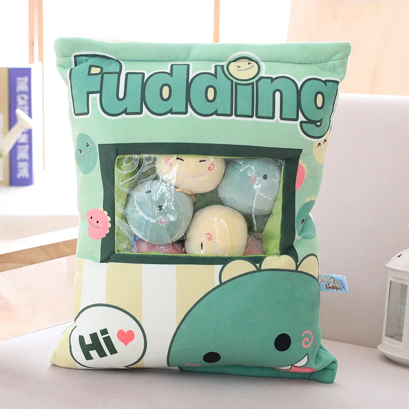 Snack Bag Pillow Kawaii Pink Sakura Rabbit Soft Stuffed Bunny Dolls Creative Kids Toys Girls Christmas Gifts | Игрушки и хобби
