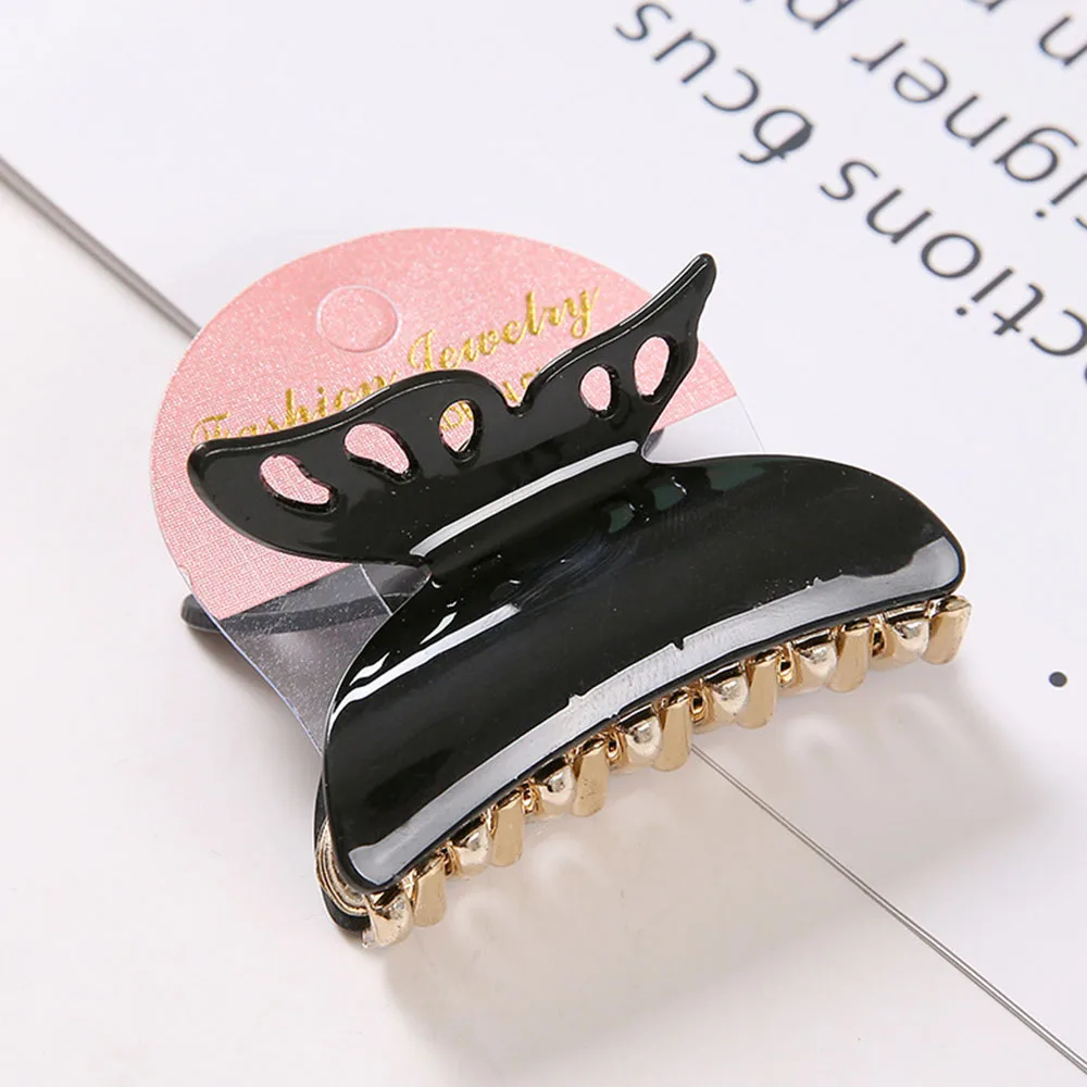 

Acrylic Butterfly Shape Hair Claws Clamps Women Hair Clips Accessories Fashion Tiaras Hair Claw Hair Accessories