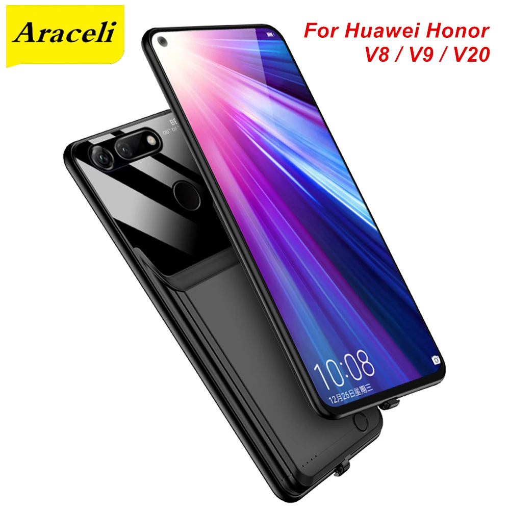Аккумулятор Araceli 10000 мАч для Huawei Honor V8 V9 V20 чехол с резервным зарядным устройством