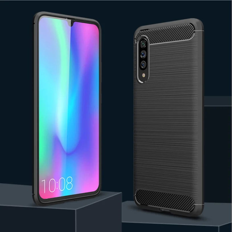 Новый противоударный мягкий чехол из углеродного волокна для телефона samsung galaxy A50
