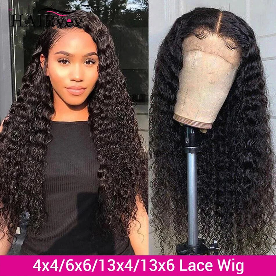 

13x6 Lace Frontal Human Hair Wigs Deep Wave Swiss HD Brazilian Transparent Lace Front Human Hair Wigs Deep Remy Hair For Women