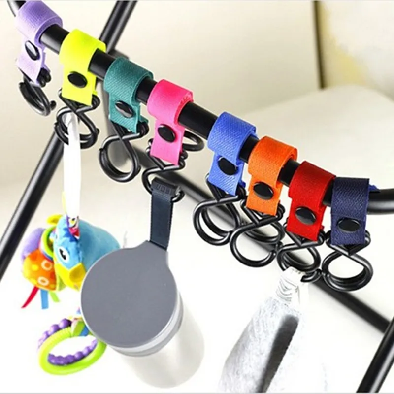 4 шт. крючки для детской коляски подвесные крепления на ремне 2 крючка