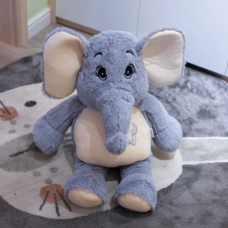 

Kawaii Big Size Plush Elephant Doll Kids Sleeping Pillow Cartoon Animal Toy Baby Back Cushion Stuffed Elephant Girl Xmas Gift