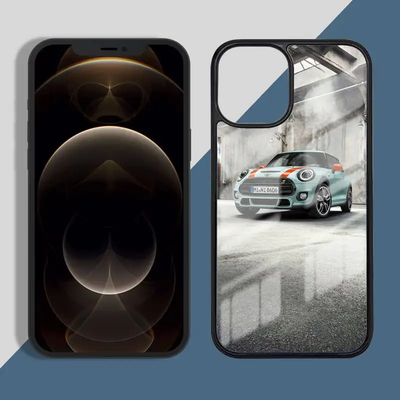 

Mini Cooper Sport Car Phone Cases PC for iPhone 11 12 pro XS MAX 8 7 6 6S Plus X 5S SE 2020 XR