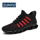 Кроссовки ZUNYU Мужские дышащие, модная повседневная обувь, мягкие легкие, большие размеры