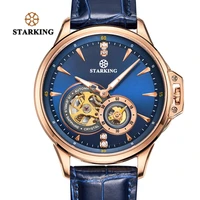 starking retro blue mens watches top brand luxury fashion male wristwatch sapphire automatic mechanical watch relogio masculino