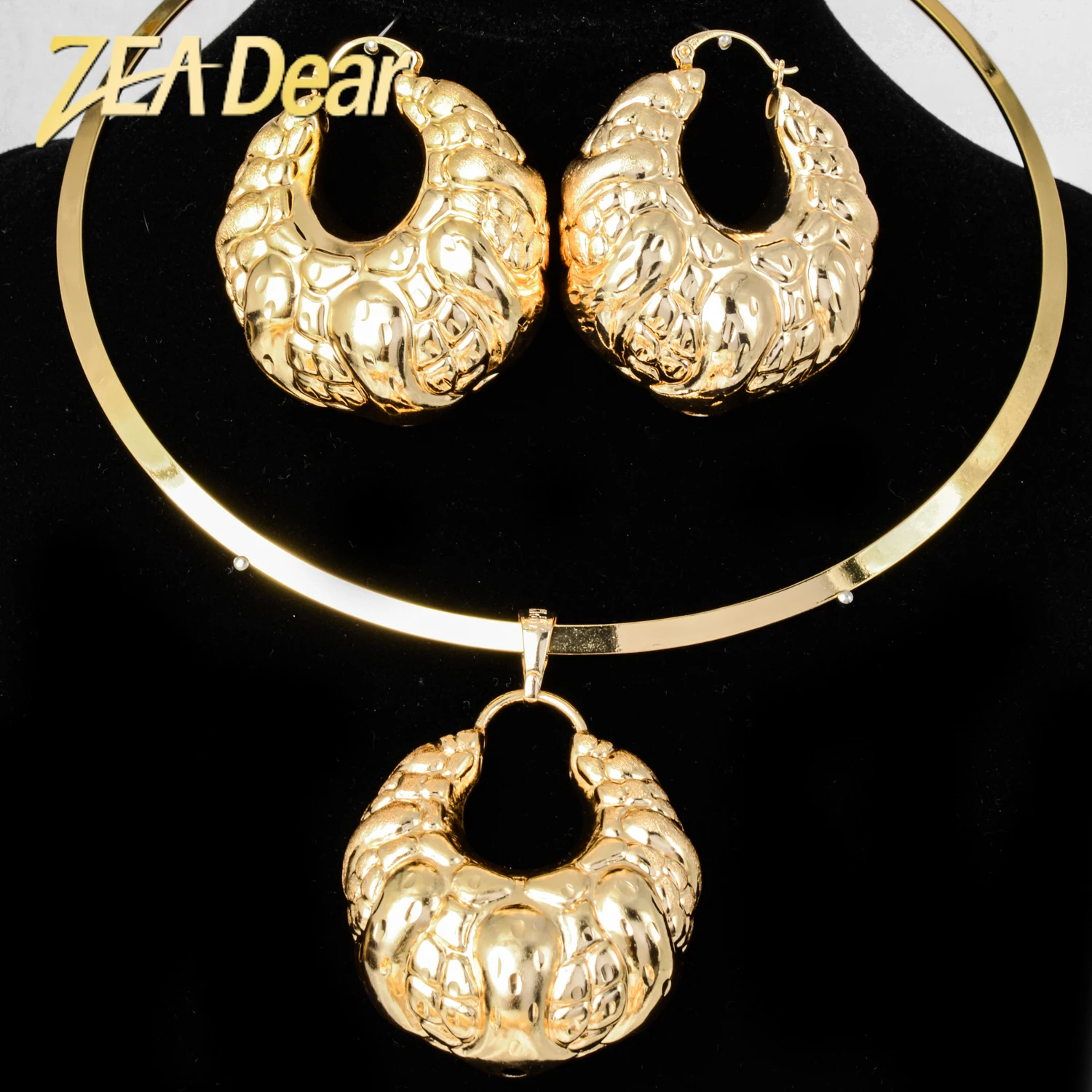 

Набор украшений ZEADear в богемном стиле, медные серьги-подвеска, Воротник для женщин, высокое качество, большой свет, стиль для повседневной но...