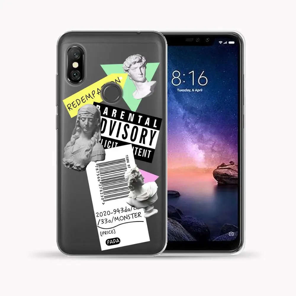 Силиконовый чехол для Xiaomi Mi 5X 6X 9 SE 8 Pro A1 A2 A3 Redmi Note 7 6 10 4 4X 5 | Мобильные телефоны и