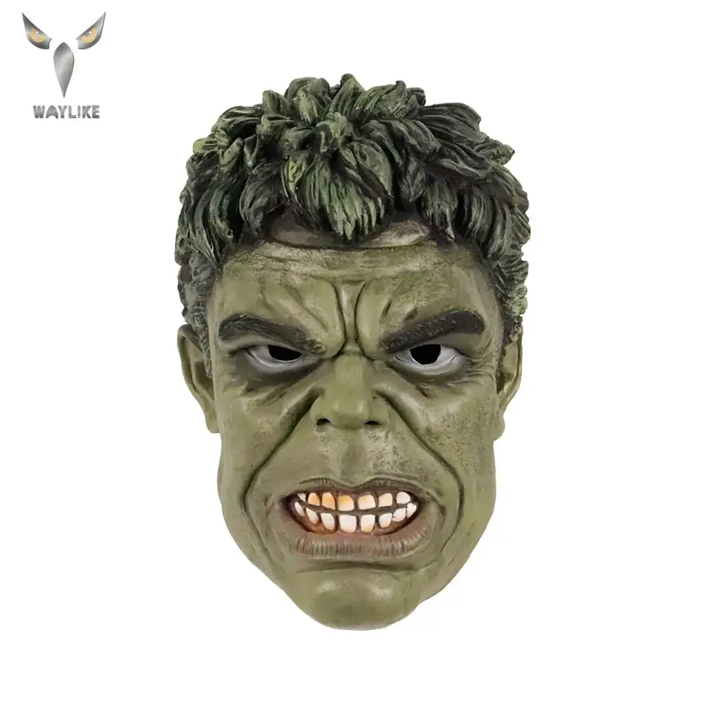 Waylike Хэллоуин супер герой &quotХалк&quot &quotлатексная маска для взрослых Костюмы