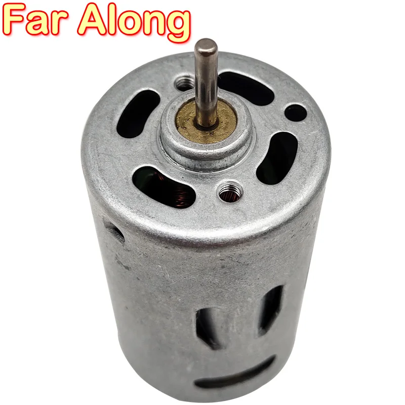 Модель 390 мощная магнитная Угольная щетка высокоскоростной двигатель