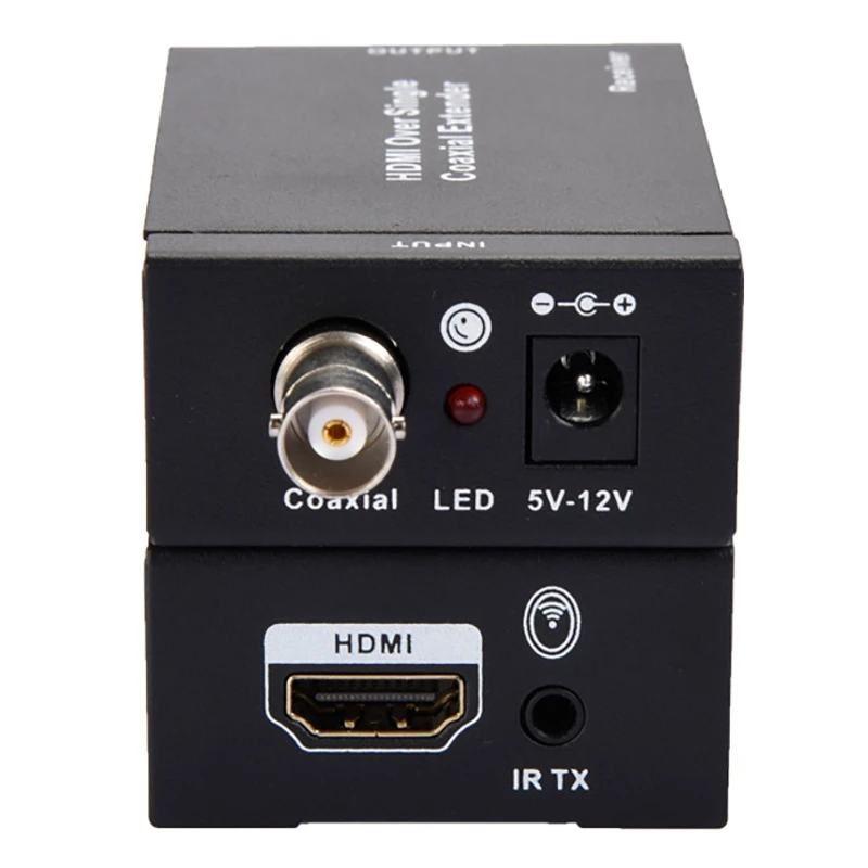 HDMI удлинитель NK-C100IR через один коаксиальный кабель 1080P HD конвертер ИК для