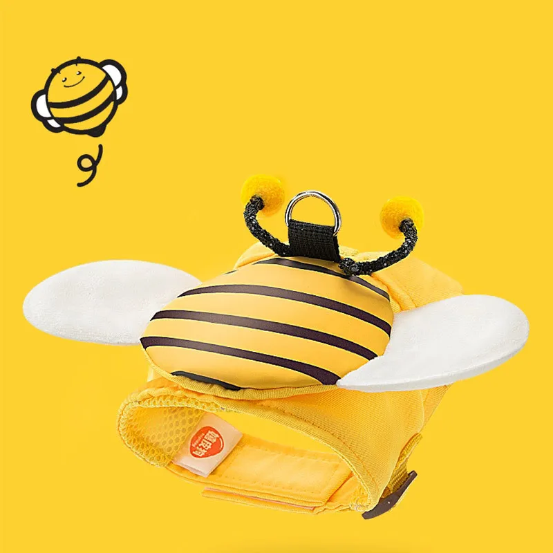 Милый маленький седельный рюкзак в форме пчелы с поводком для домашних животных