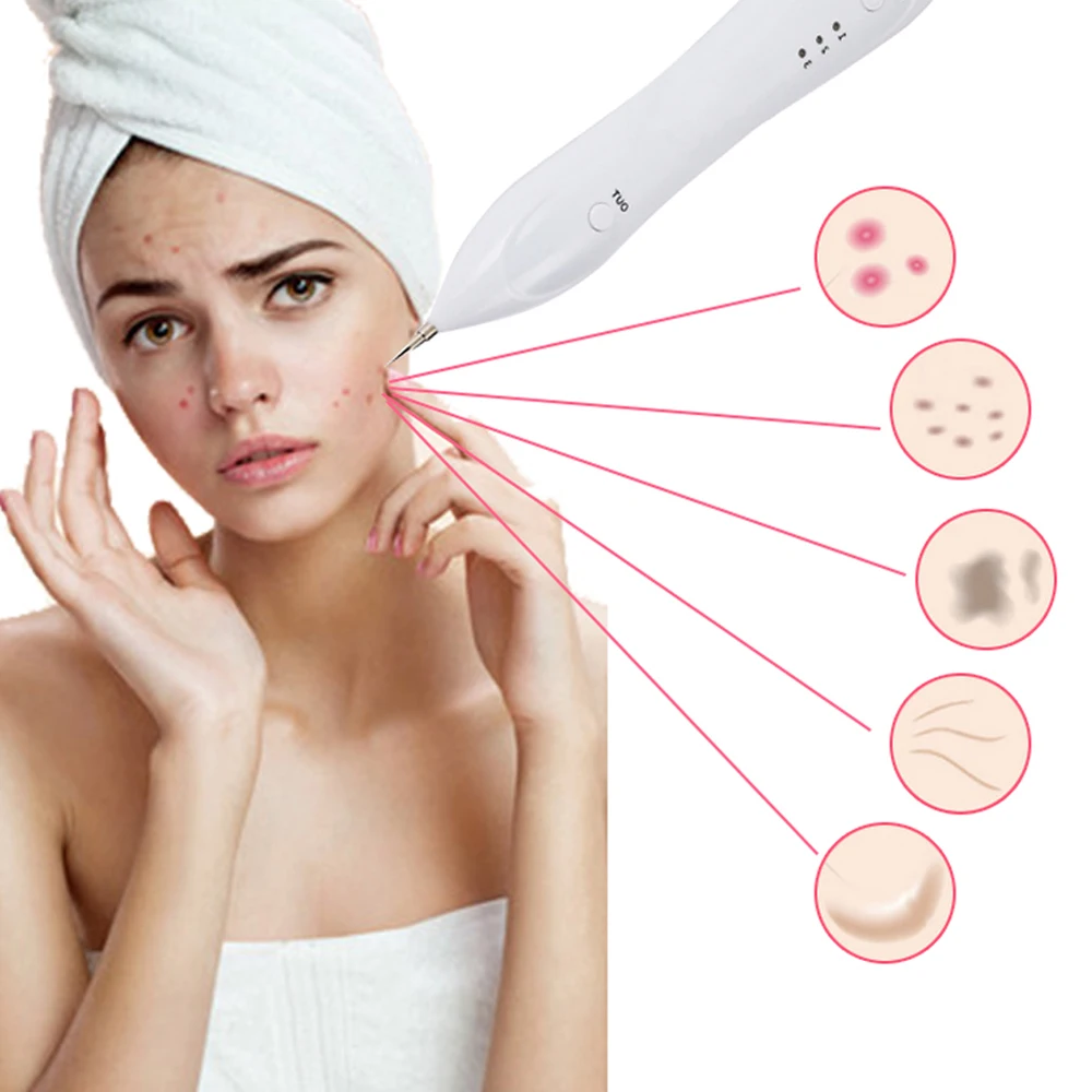 Перезаряжаемый ЖК дисплей для ухода за кожей точечная татуировка веснушки