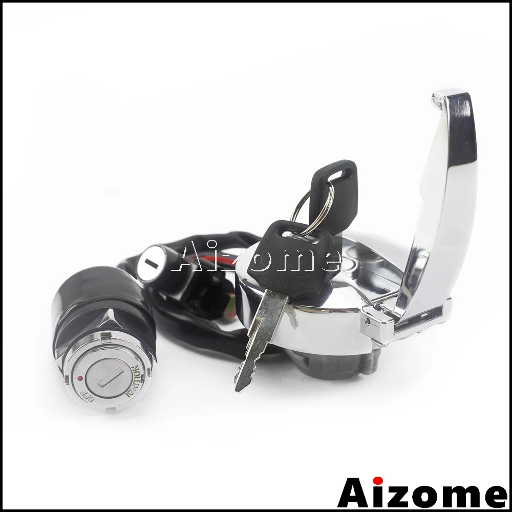 Крышка масляного бака для мотоцикла Cafe Racer комплект замков зажигания на руль Honda