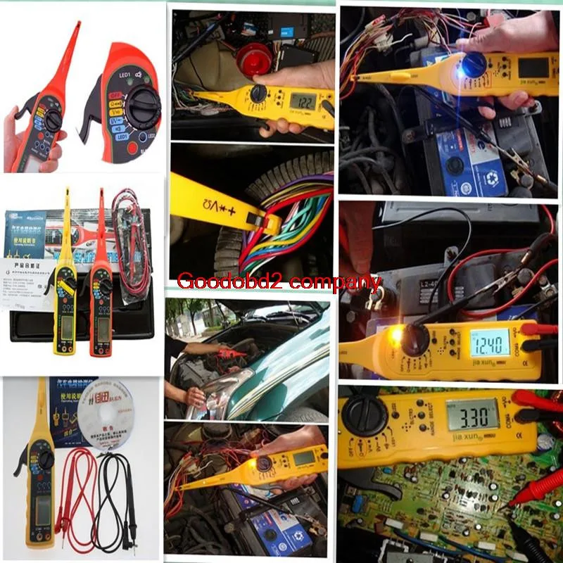 0V-380V Multi-function Power Electrical Auto Circuit Tester Multimeter Automotive Lamp Car Repair |