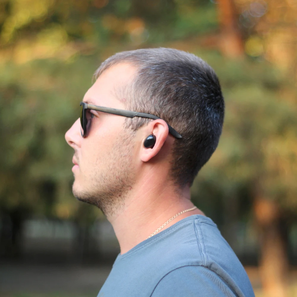 Беспроводные наушники mi ni, Bluetooth наушники, Бас-гарнитура, TWS, стерео наушники с внешним аккумулятором, 2200 мАч, для сотового телефона iPhone mi