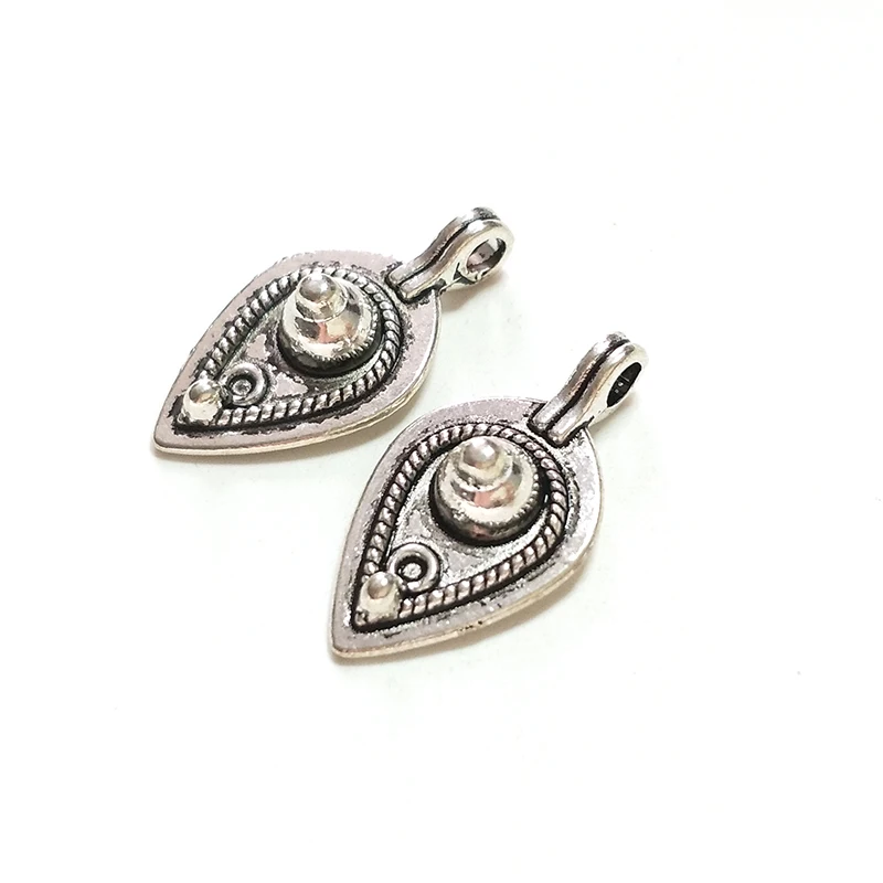 Подвеска в виде капли воды из цинкового сплава 27 х15 мм 10 шт.|charm pendant|zinc alloycharm pendant diy