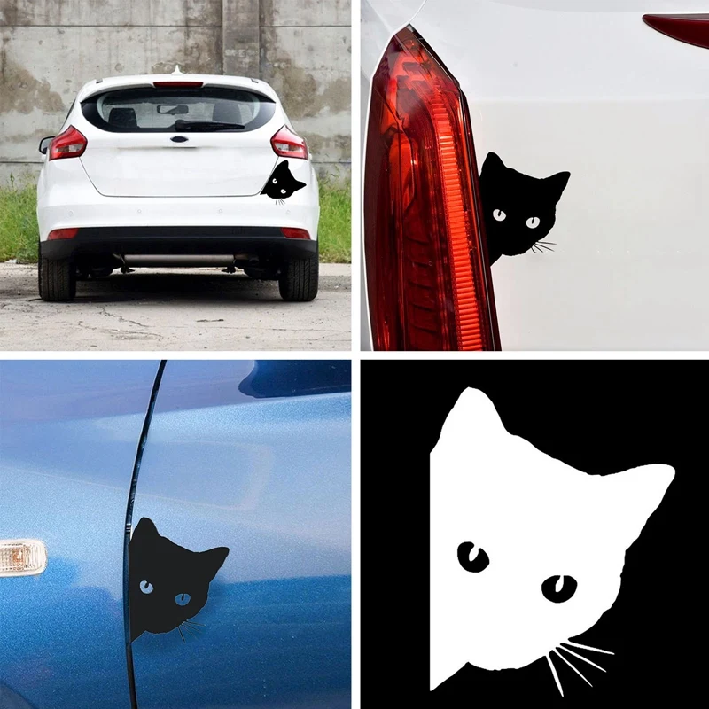 

Cute Cartoon Funny Cat Car Stickers Vinyl Car Window Sticker
