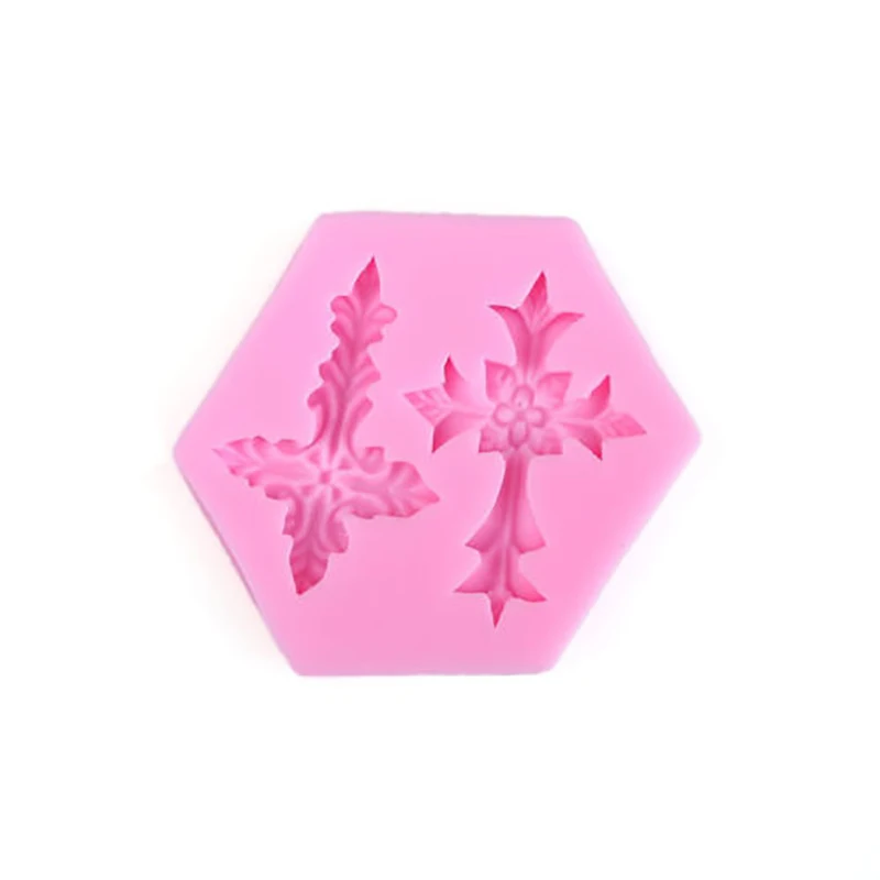 Silicone Fondant Cake Decorating Sugarcraft Chocolate Mold Cross Shape | Дом и сад
