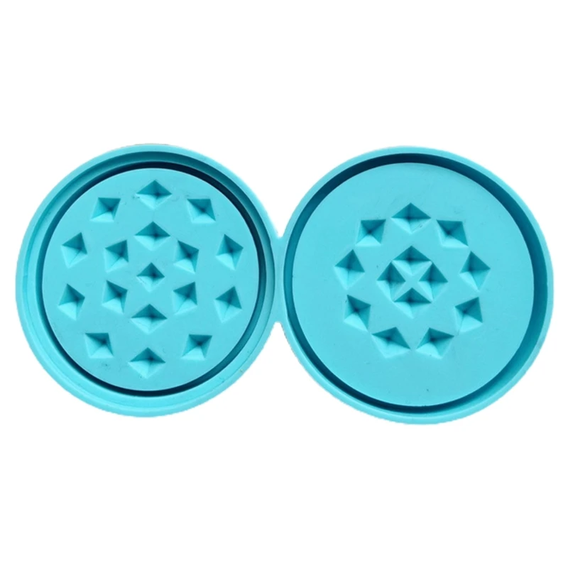 

Tobacco Grinder Epoxy Resin Mold DIY Crafts Jewelry Casting Mold Leaf Herbal Herb Smoke Spice Crusher Silicone Mould