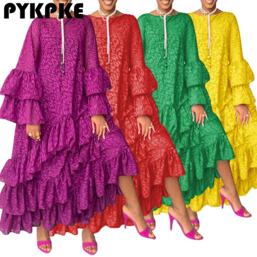 

Осеннее длинное платье для женщин 2021 винтажные вечерние платья с принтом осенний сарафан пляжные повседневные платья