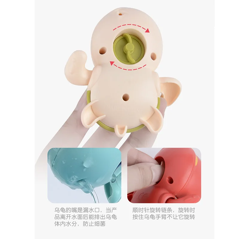 Милые Мультяшные морские животные Черепаха Классическая Детская игрушка для