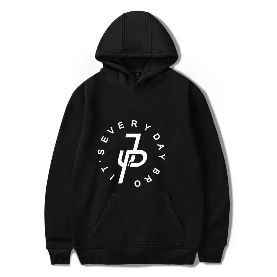 

Модная Толстовка Jake Paul для мужчин и женщин, черный и белый пуловер, свитшот, пальто, топы с длинным рукавом и принтом для мальчиков, женская о...