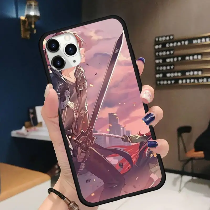 

Sword Art Online Phone Case for iPhone 11 12 pro XS MAX 8 7 6 6S Plus X 5S SE 2020 XR Soft silicone
