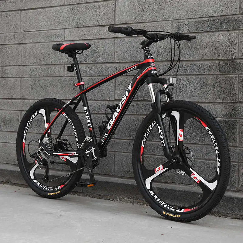 3 Cutter black red Руль для горного велосипеда Алюминий сплав рама 26 дюймов гидравлические дисковые тормоза SHIMAN0 30 Скорость велосипедные шлемы для спорта на открытом воздухе, для велоспорта Bicicleta - Цвет: 3 Cutter black red