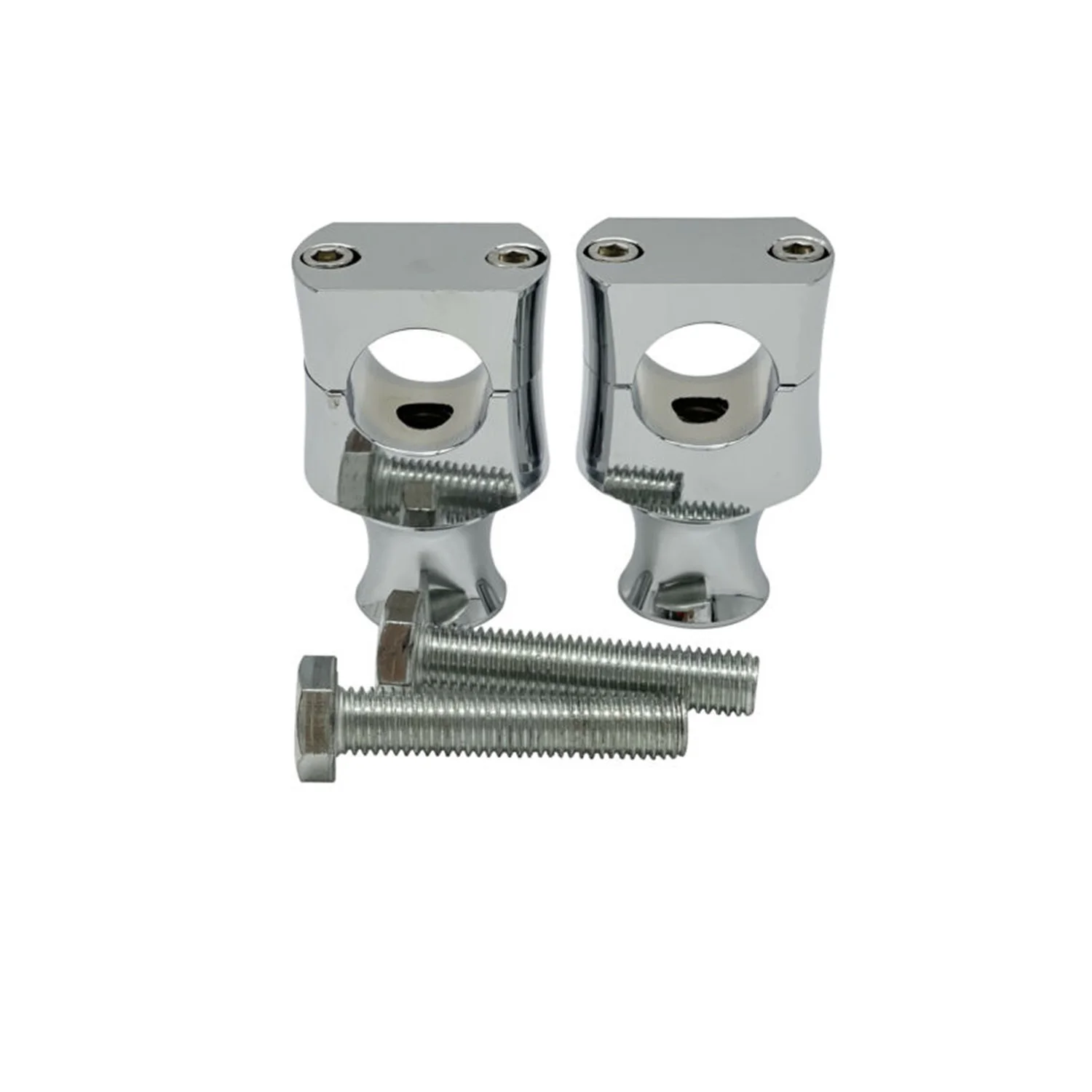 

1" 25mm Handlebar Risers Clamp Fit For Harley Touring Sportster Softail Honda, Suzuki, Yamaha, Kawasaki