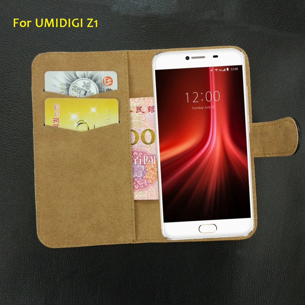 Чехол для телефона UMIDIGI Z1 Flip Leather Fashion Vintage Luxury Multi-Function Pro Protective на 6 цветов.