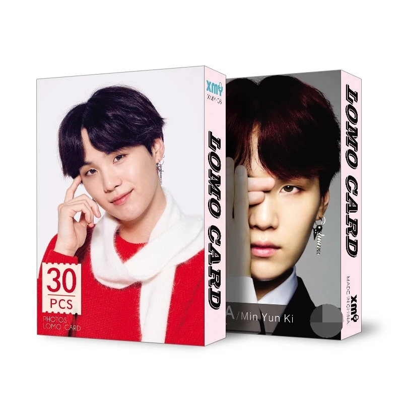 30 шт./компл. Мода Kpop bangtan boys Фотокарта JUNGKOOK в Цзиминь фотоальбом lomo карта Плакат kpop bangtan boys расходные материалы