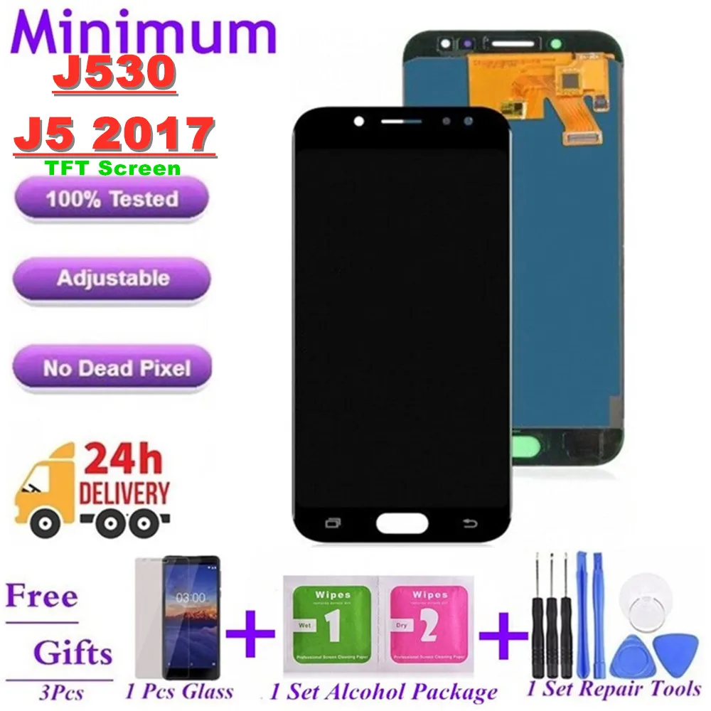 ЖК-дисплей для Samsung Galaxy J5 2017 J530 сенсорный экран дигитайзер в сборе J530F SM-J530F TFT-экран