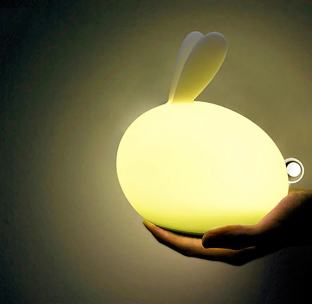 

Лампа 3life с кроликом, экологически безопасный мягкий силиконовый ночсветильник для ухода за глазами с Usb, милый детский прикроватный столик