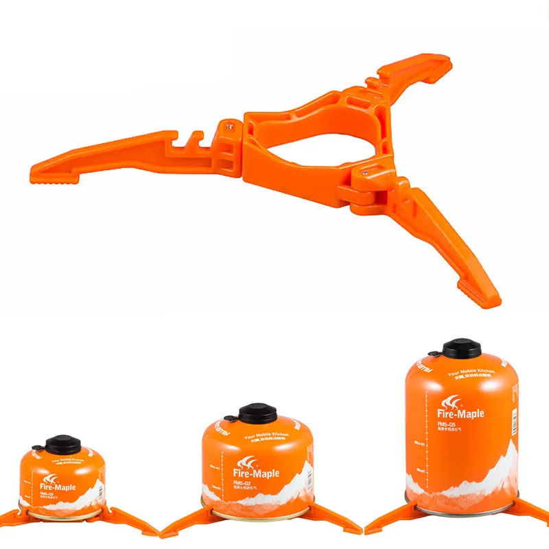Оранжевый открытый кемпинг газовый бак Кронштейн Бутылка Полка Картридж стойка