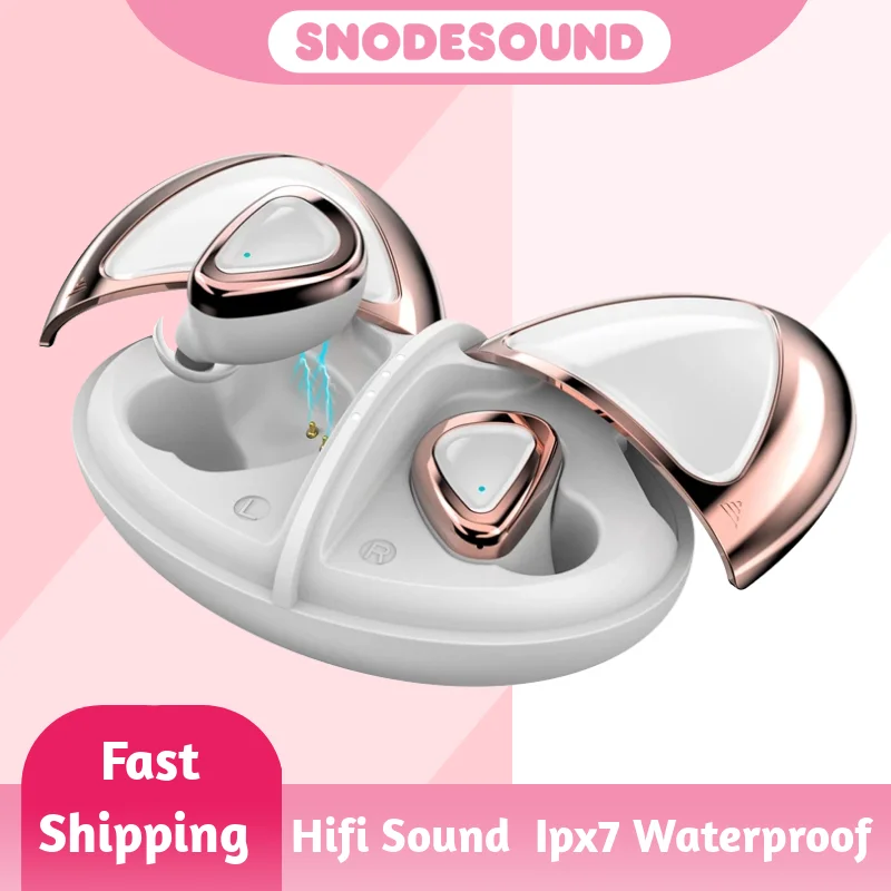 

Snodesound M2 True Wireless Earphone Bluetooth 5.0 Headphones Stereo Earplugs Bass Ear Phones TWS Earbuds For Girl Sport Xiaomi