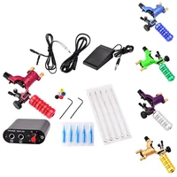 pro tattoo dragonfly machine needles foot pedal complete tattoo kit for beginner